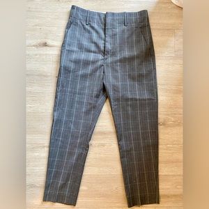 Isabel Marant Etoile trousers in check virgin wool